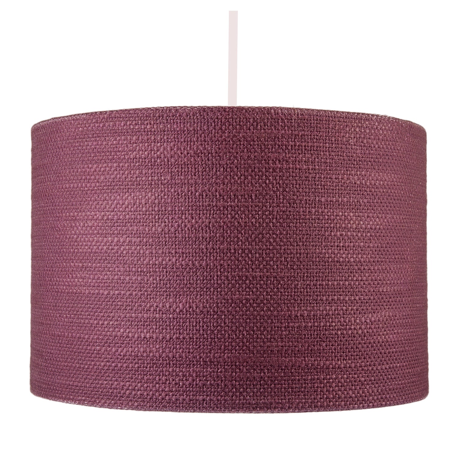 Tawny Port Burgundy Textured Linen Pendant Light Shade with Diffuser Image 8