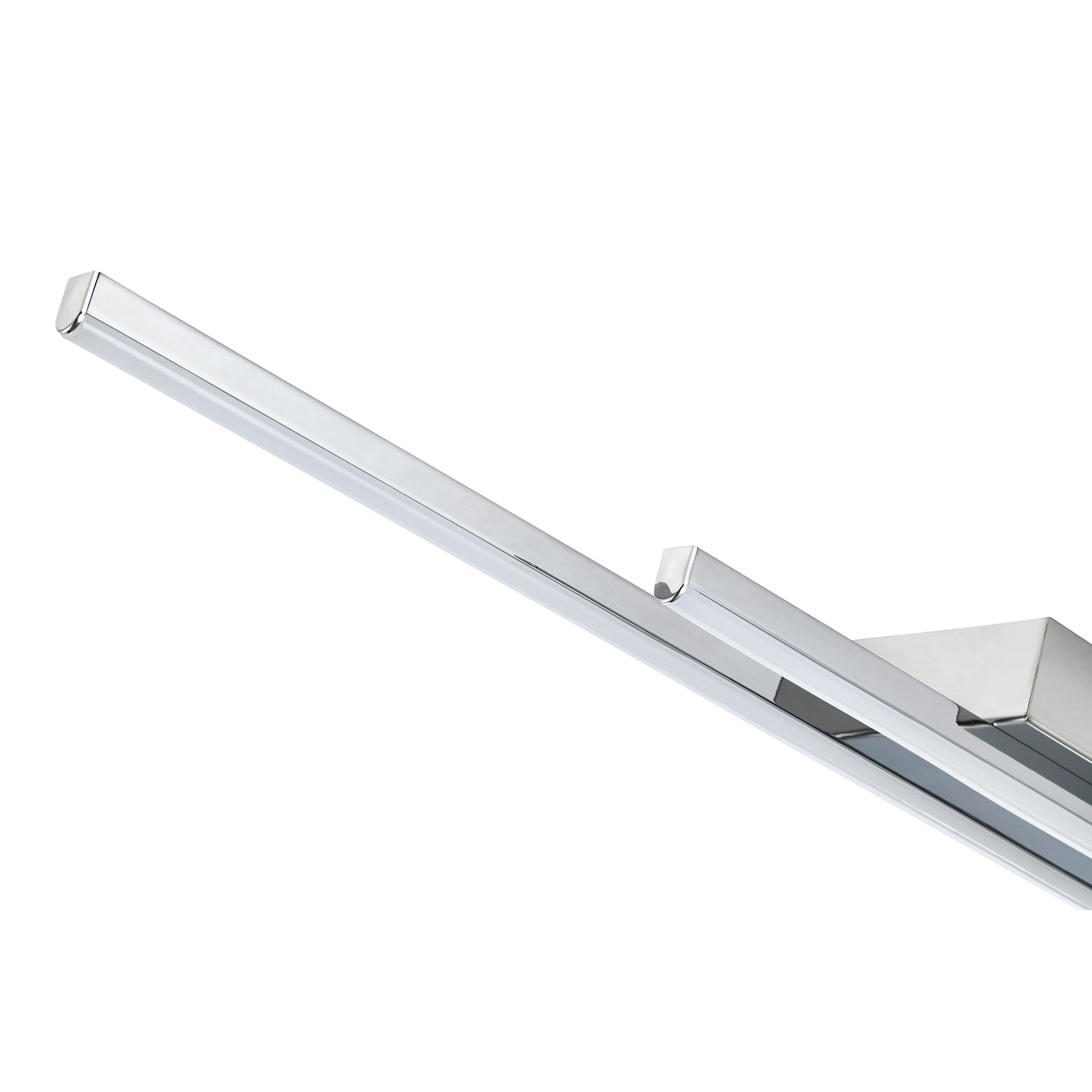 Modern LED Strip Ceiling Light Fitting in Polished Chrome Perfect for Kitchens Image 4