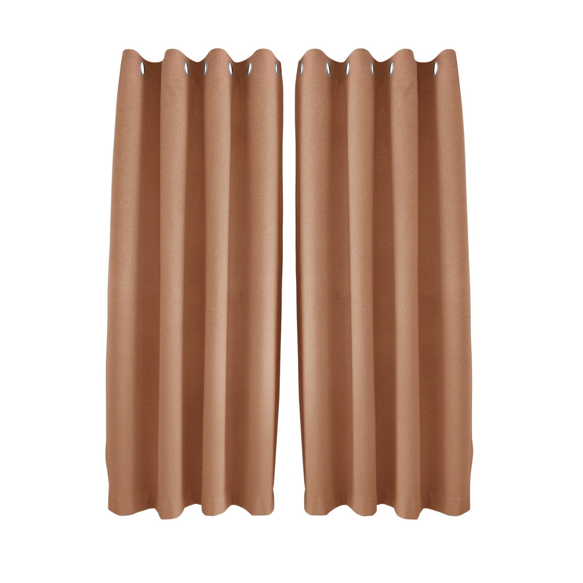 Mustard Linen Blackout Curtains 46 x 63 Inch Drop 2 Panel