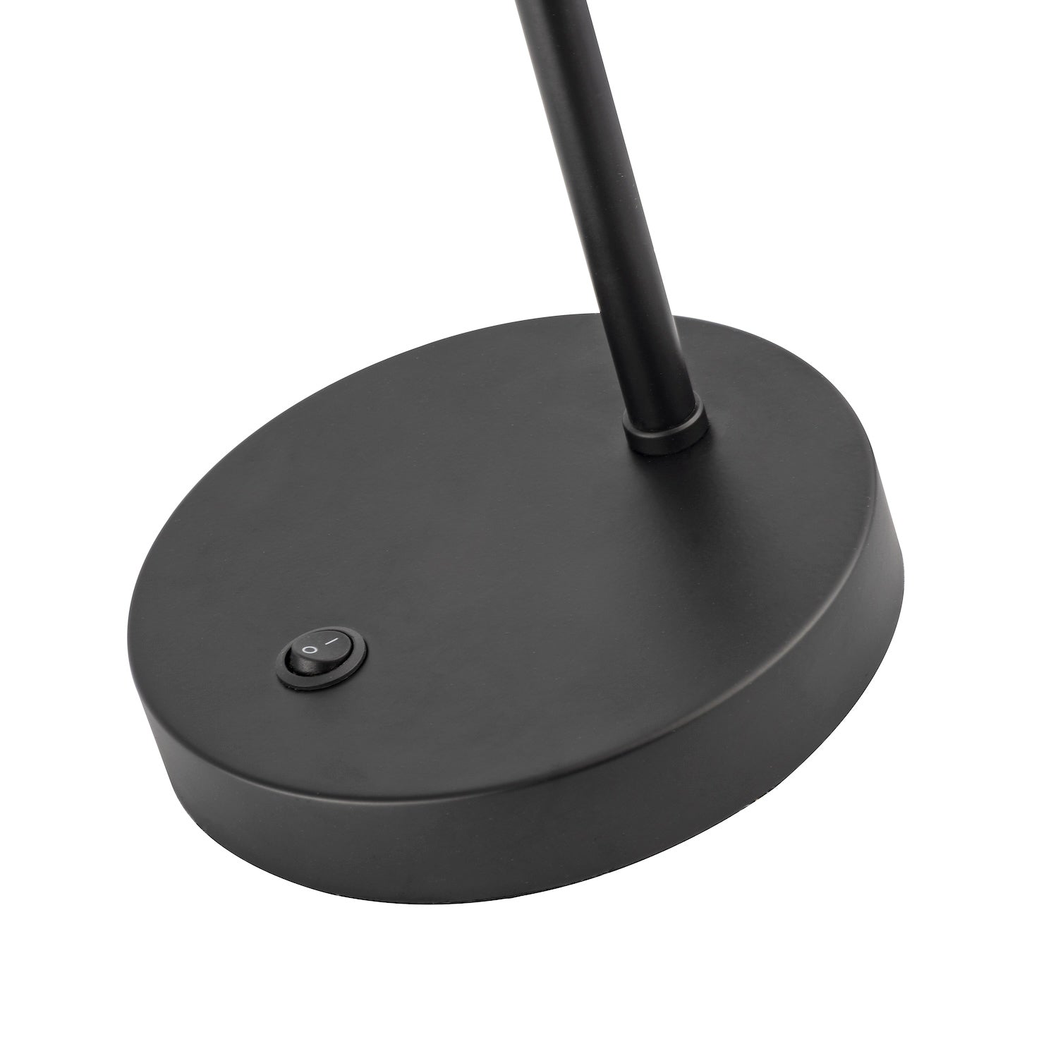 Modern LED Spot Matt Black Metal Desk Lamp with Base Switch and Adjustable Head Image 4