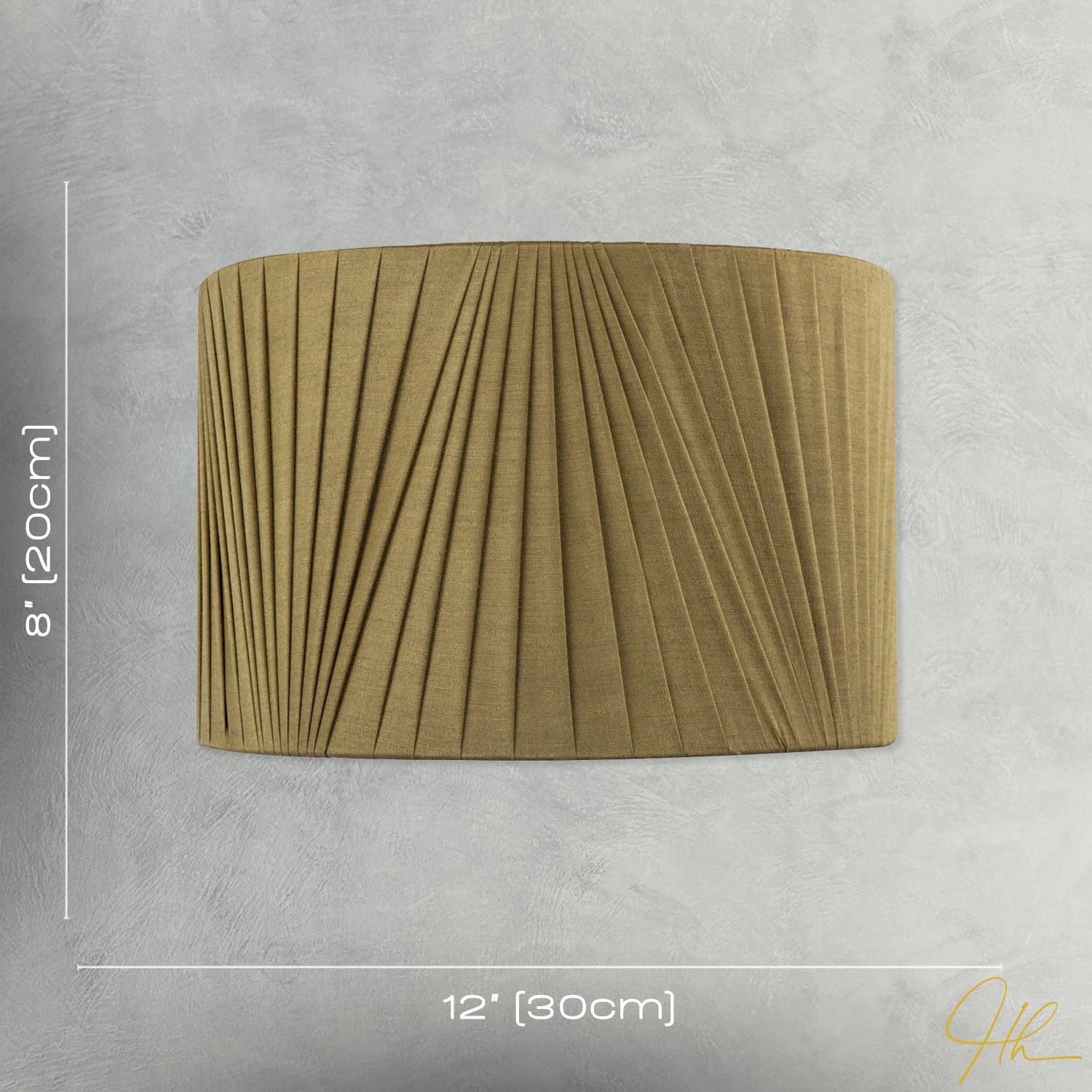 Modern Olive Green Faux Silk Fabric Organza Tapered Drum Lamp Shade Image 7