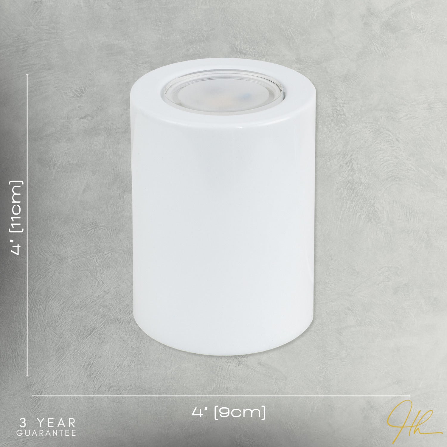 Cylindrical White LED Uplighter with Minimalist Architectural Design Image 7
