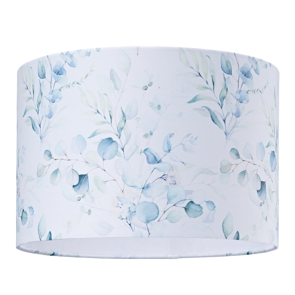 Contemporary and Elegant Floral Watercolour Lampshade with Soft Pastel Tones Image 1