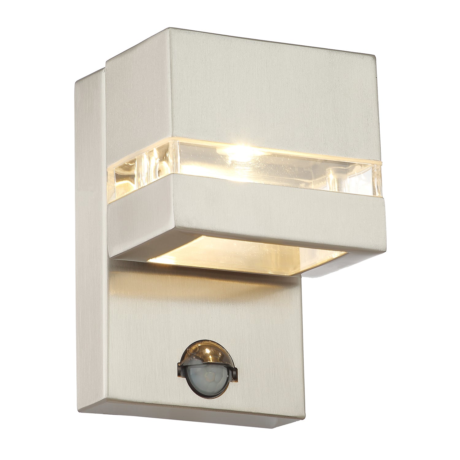 Contemporary Designer PIR Motion Sensor LED Outdoor Stainless Steel Wall Light Image 1