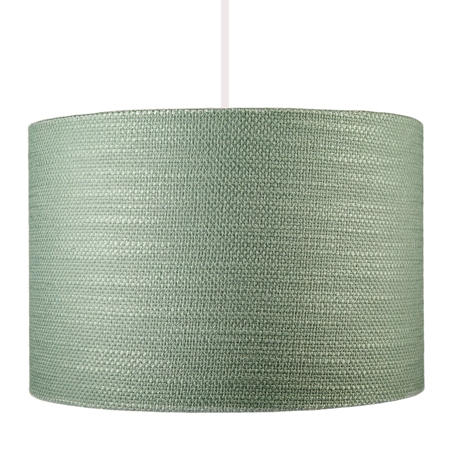 Desert Sage Green Textured Linen Pendant Lighting Shade with Diffuser Image 8