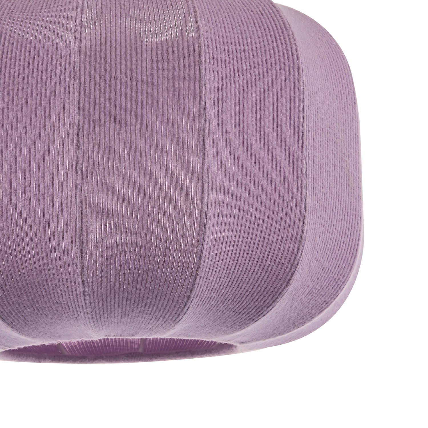 Modern Pendant Lamp Shade with Soft Elasticated Fabric Lilac Covering Image 4