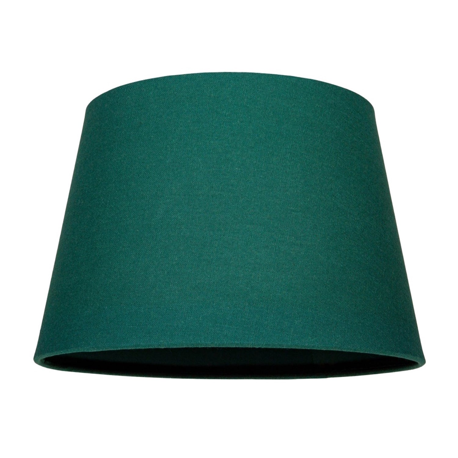 Classic 10 Inch Forest Green Linen Fabric Drum Table/Pendant Lamp Shade 60w Max Image 1