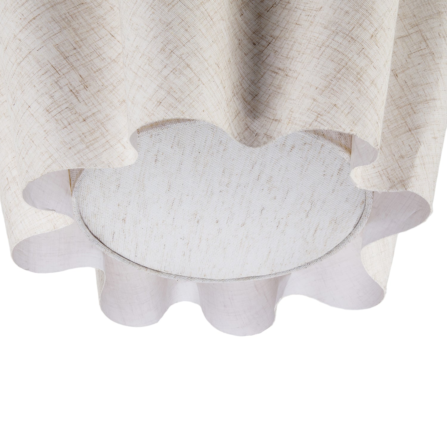 Modern Sculptural Pendant Light Shade with Layered Wave Silhouette Image 5