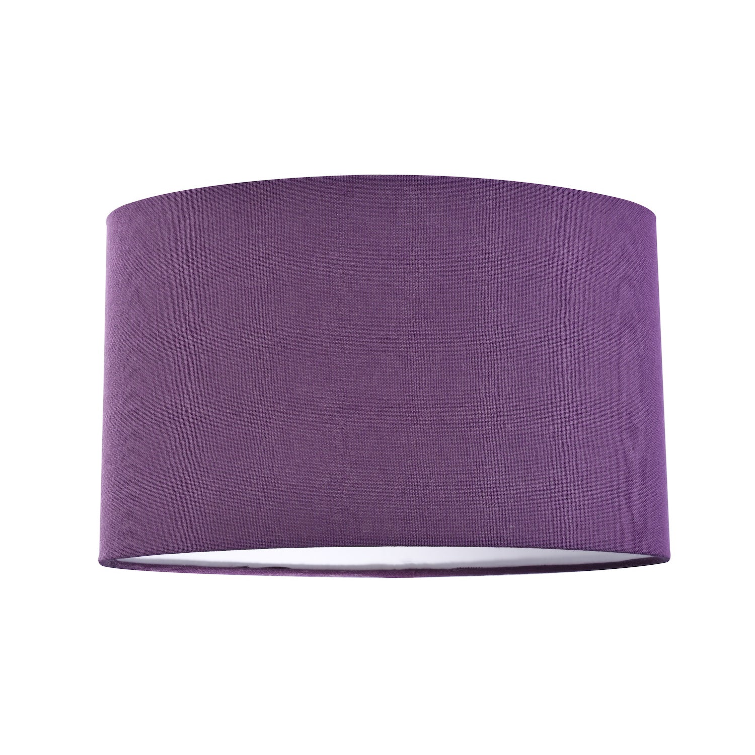 Contemporary and Stylish Vivid Purple Linen Fabric Oval Lamp Shade - 30cm Width Image 1