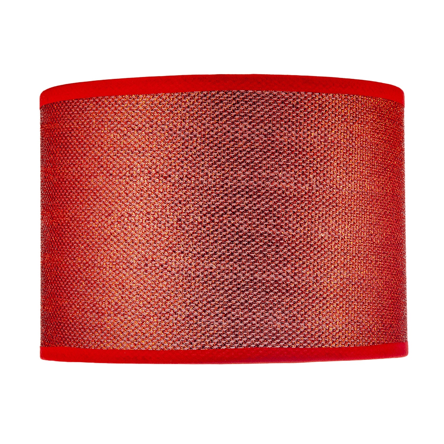 Modern and Designer Mini Diamond Red Glitter Fabric Round Lamp Shade Image 4