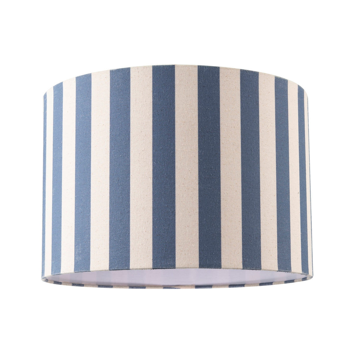 Amparo Oatmeal Linen Striped Drum Lampshade Fabric Inner
