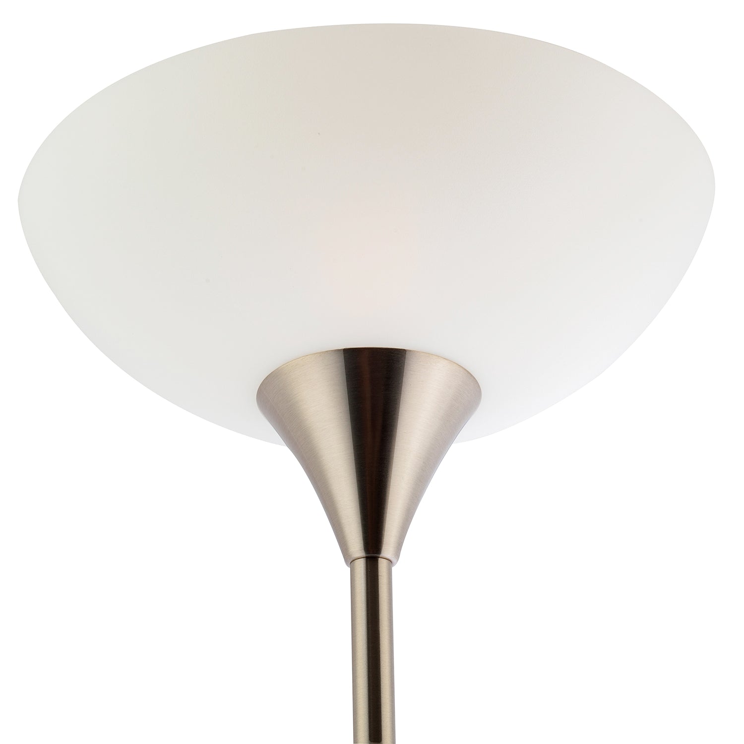 Nickel Mother and Child Floor Lamp with Adjustable Reading Light and Switches Image 5