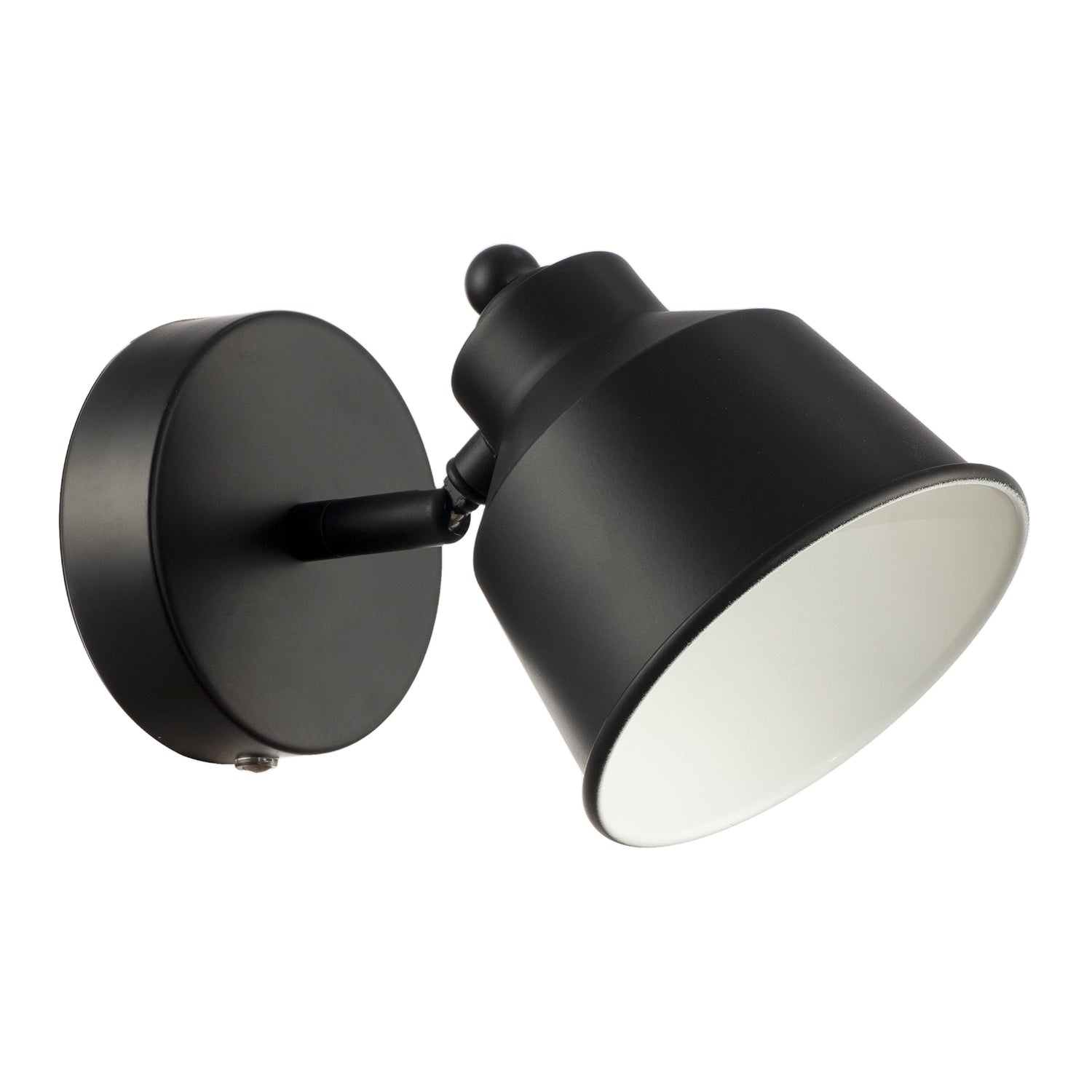 Modern Matte Black Wireless Rechargeable Dimmable Spot Wall Light Image 1