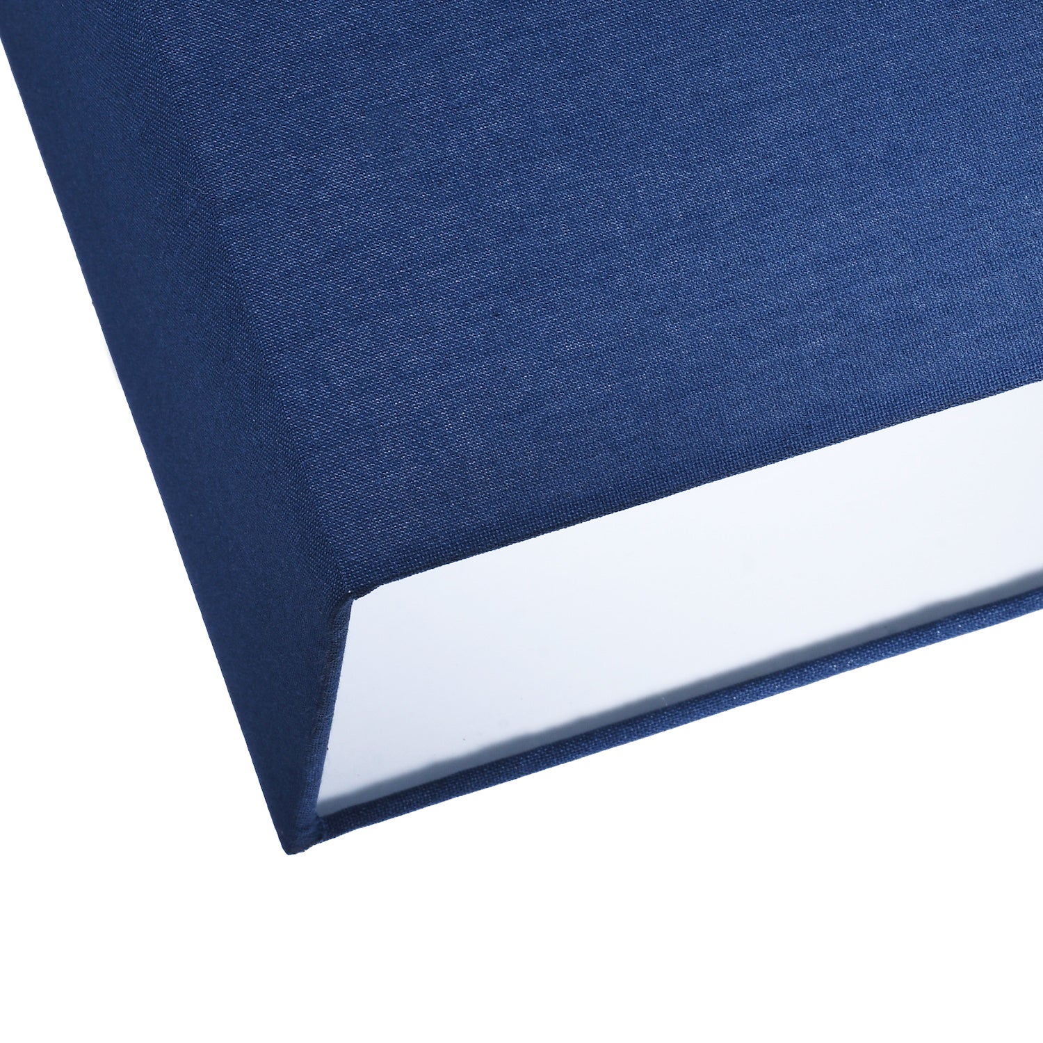 Contemporary and Stylish Navy Midnight Blue Linen Fabric Rectangular Lamp Shade Image 3