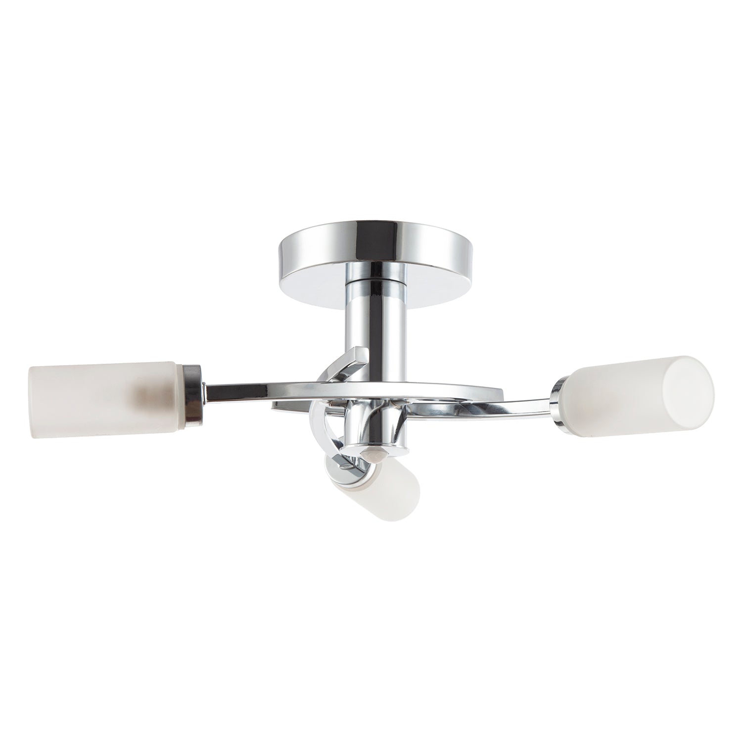 Modern Sensor Bathroom Ceiling Light in Chrome with Multi Functions Image 8