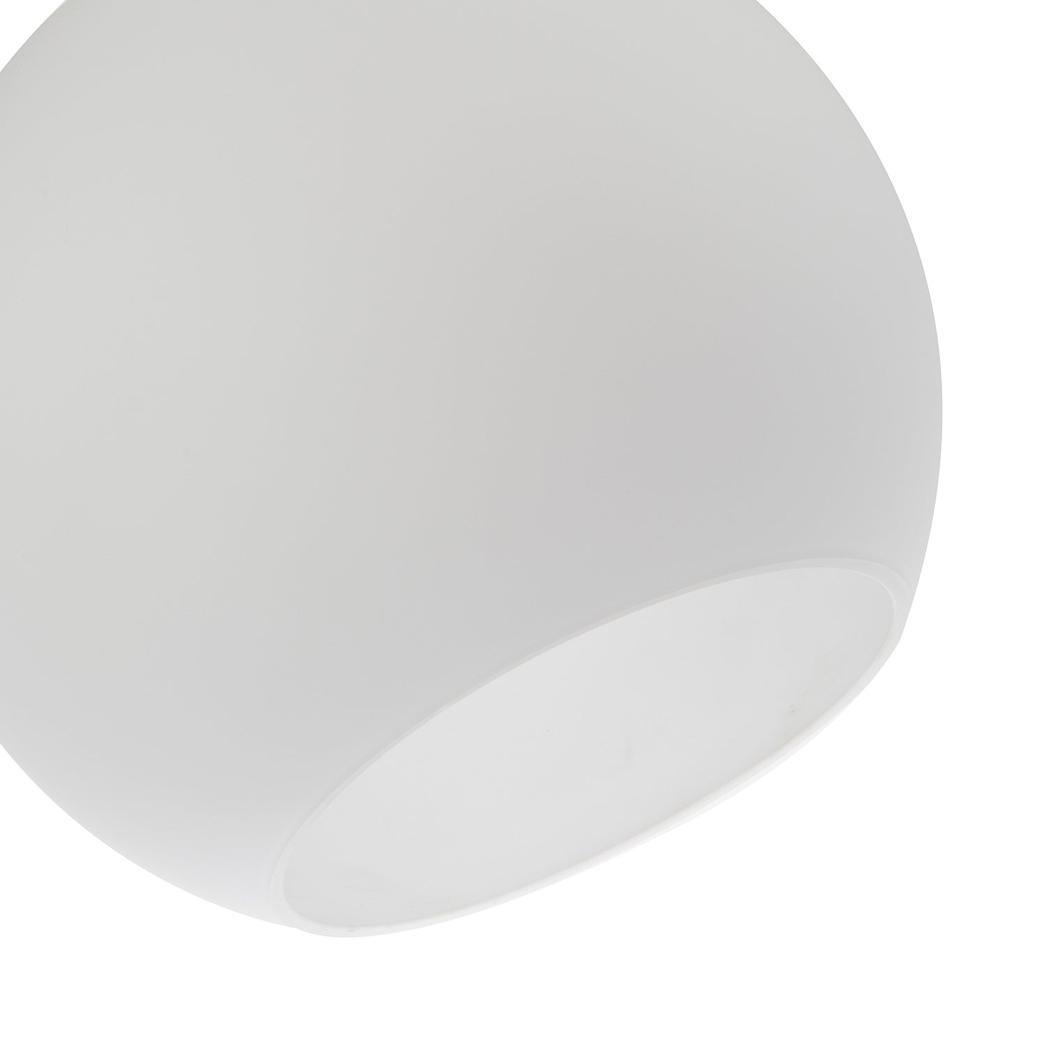 Simple and Classic Opal White 20cm Glass Ball Pendant Lighting Shade Image 3