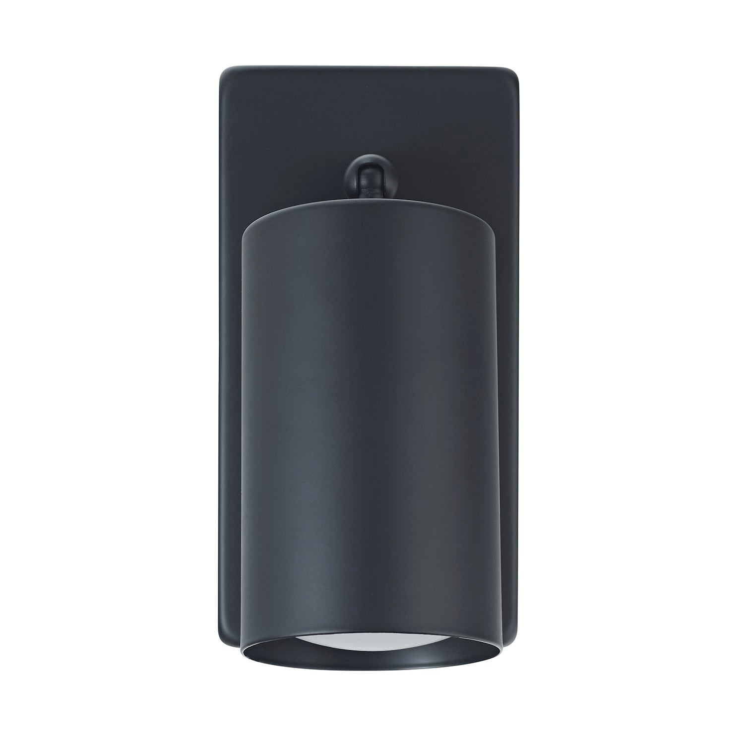 Designer LED Powered Matte Black Metal Spot Wall Light with Switch Image 3