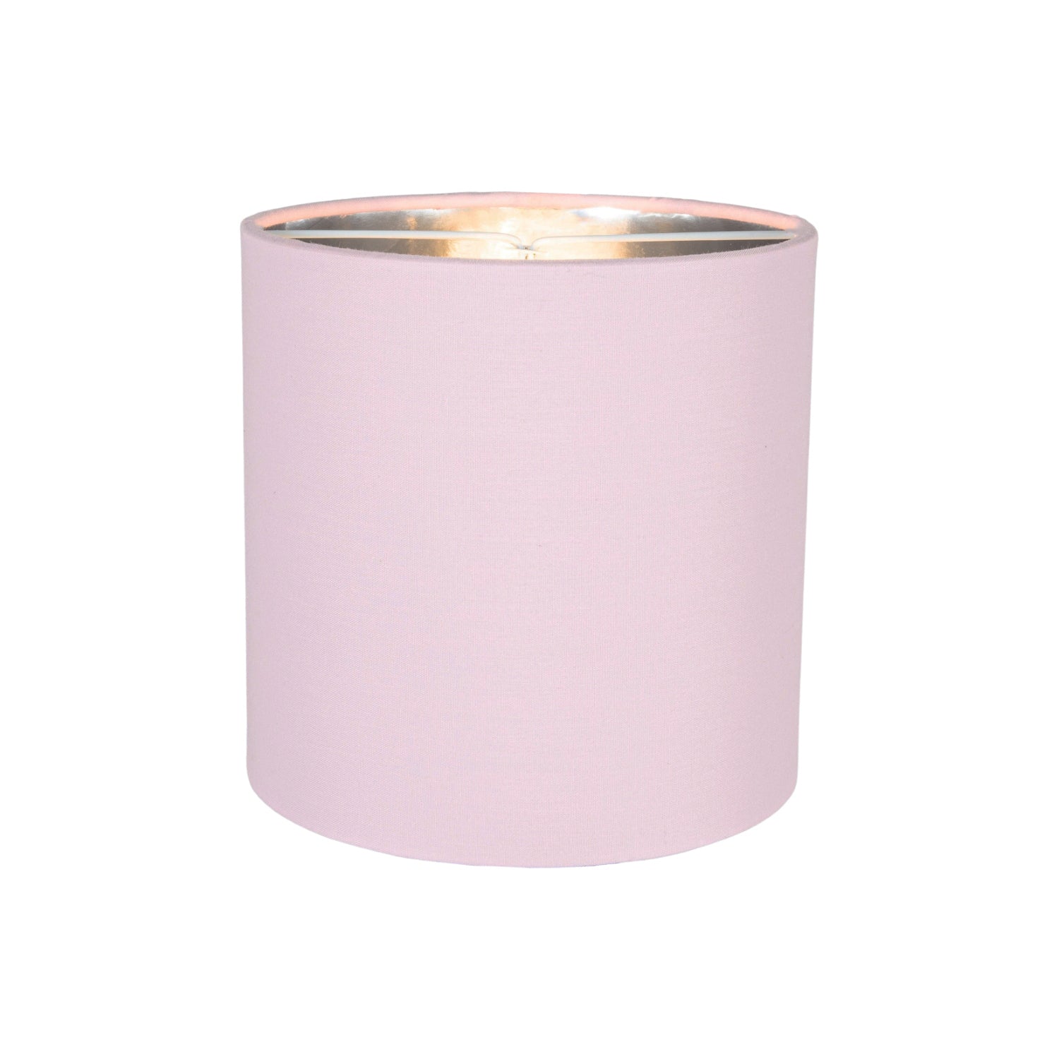 Contemporary Soft Pink 6" Clip-On Candle Lamp Shade with Silver Inner Lining Image 2