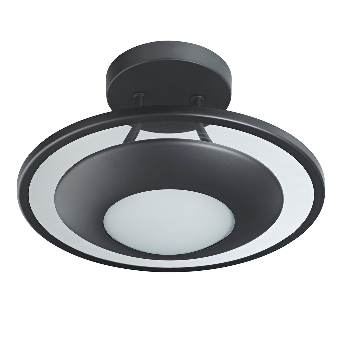 Modern Designer Semi Flush LED Ceiling Light Fitting