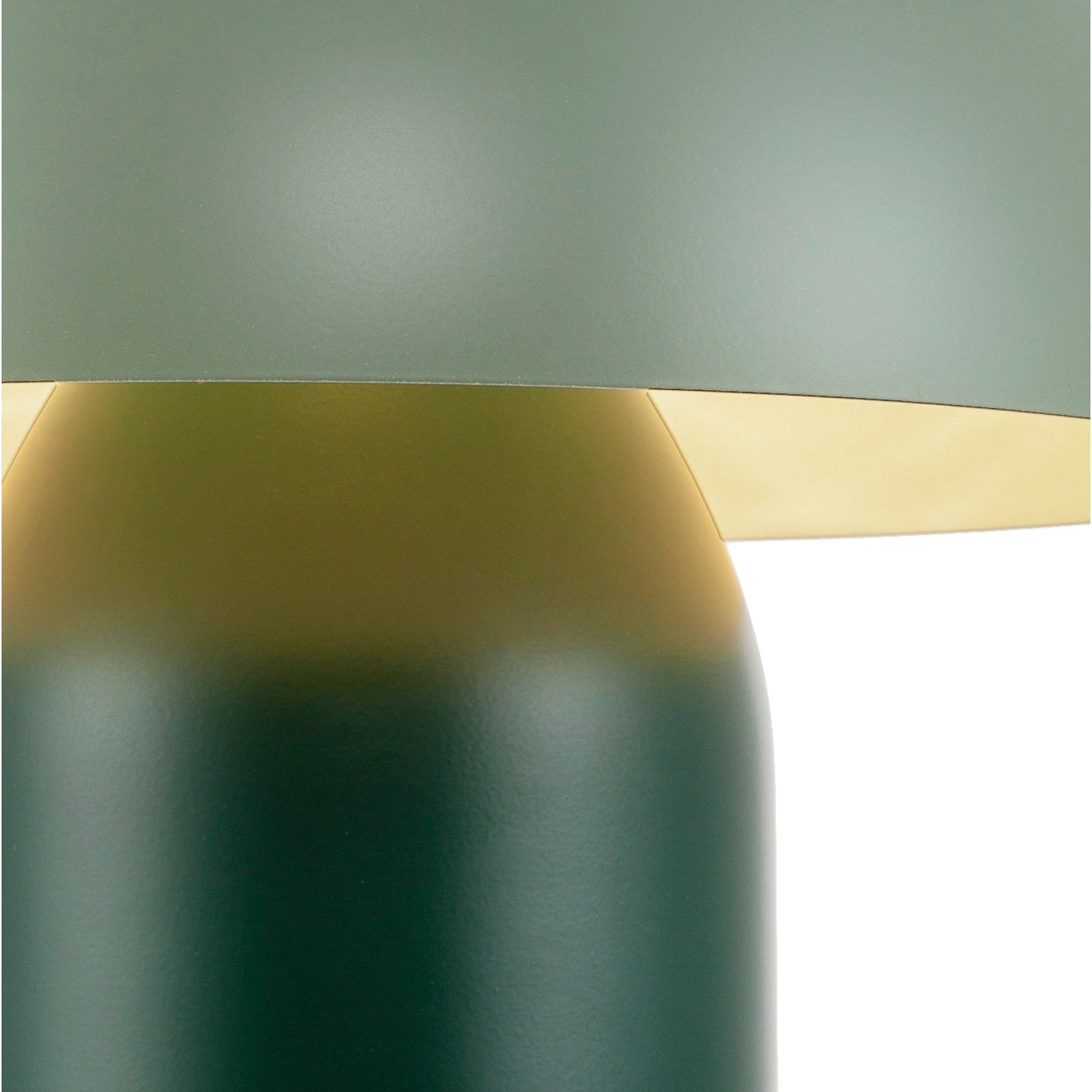 Modern Rechargeable Mushroom Lamp in Two Tone Green with Touch Button Image 8