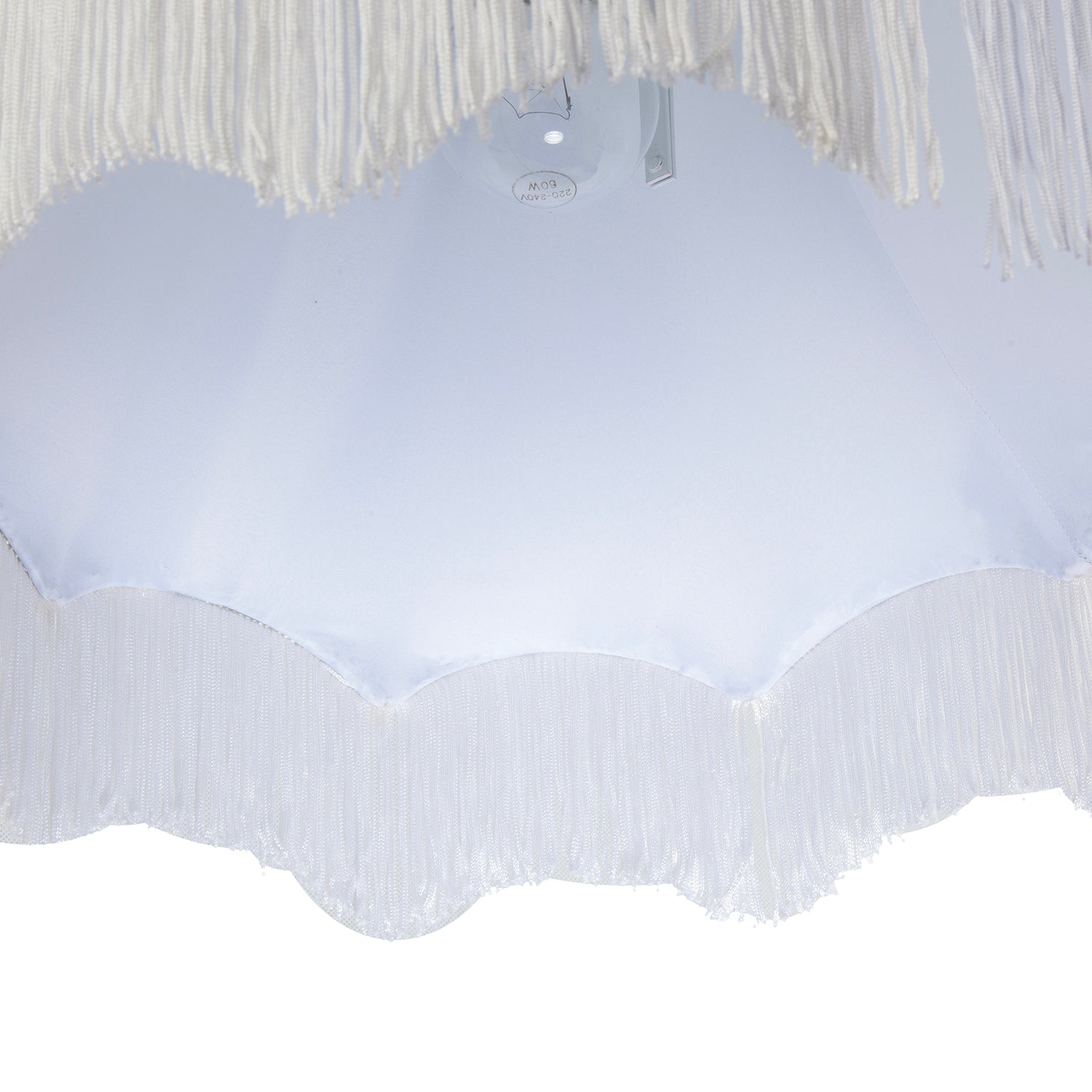 Classic Victorian Lamp Shade in Light Emerald Green Velvet with Trims Image 5