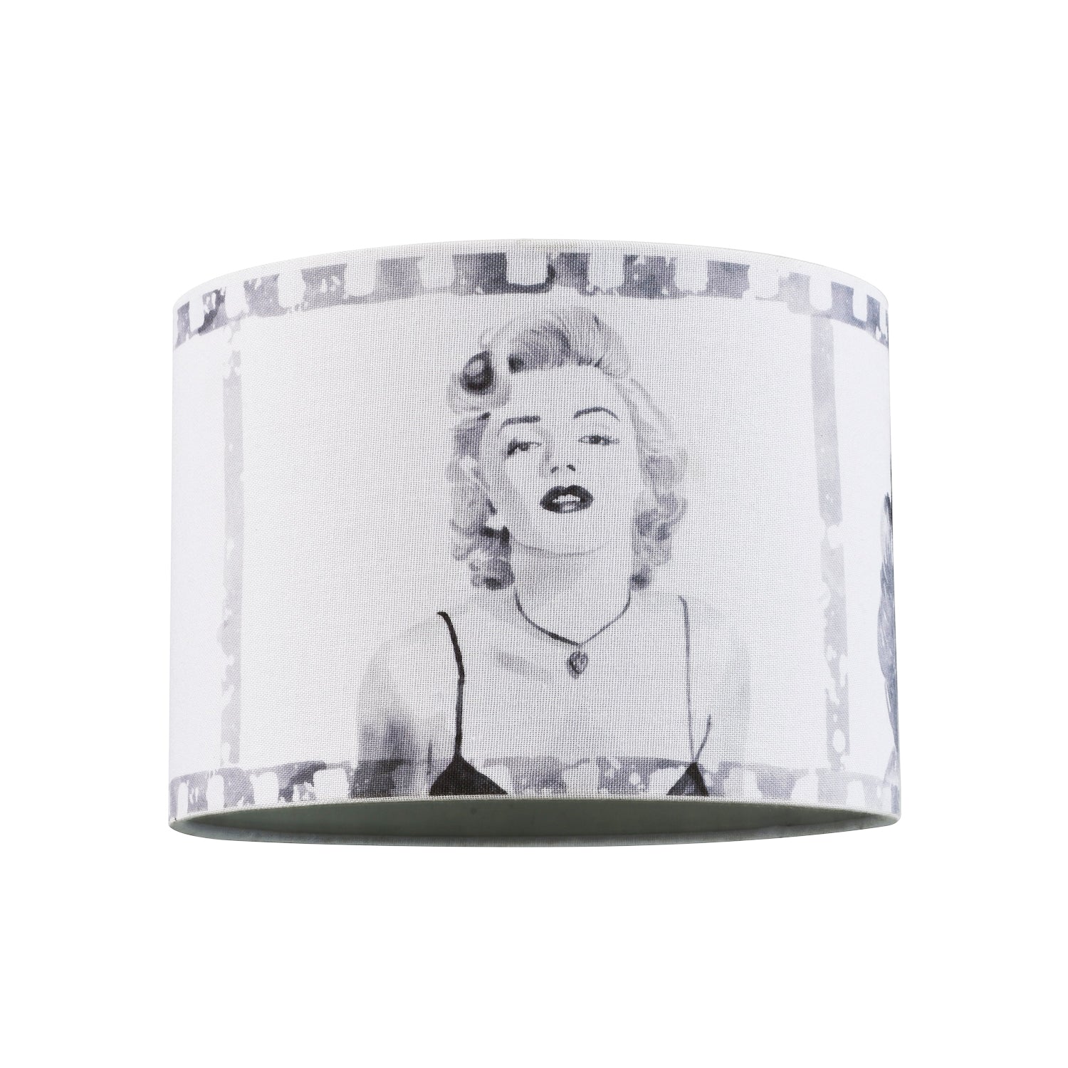 Marilyn Monroe Poses Themed Linen Lamp Shade with Unique Photo Reel Design Image 1