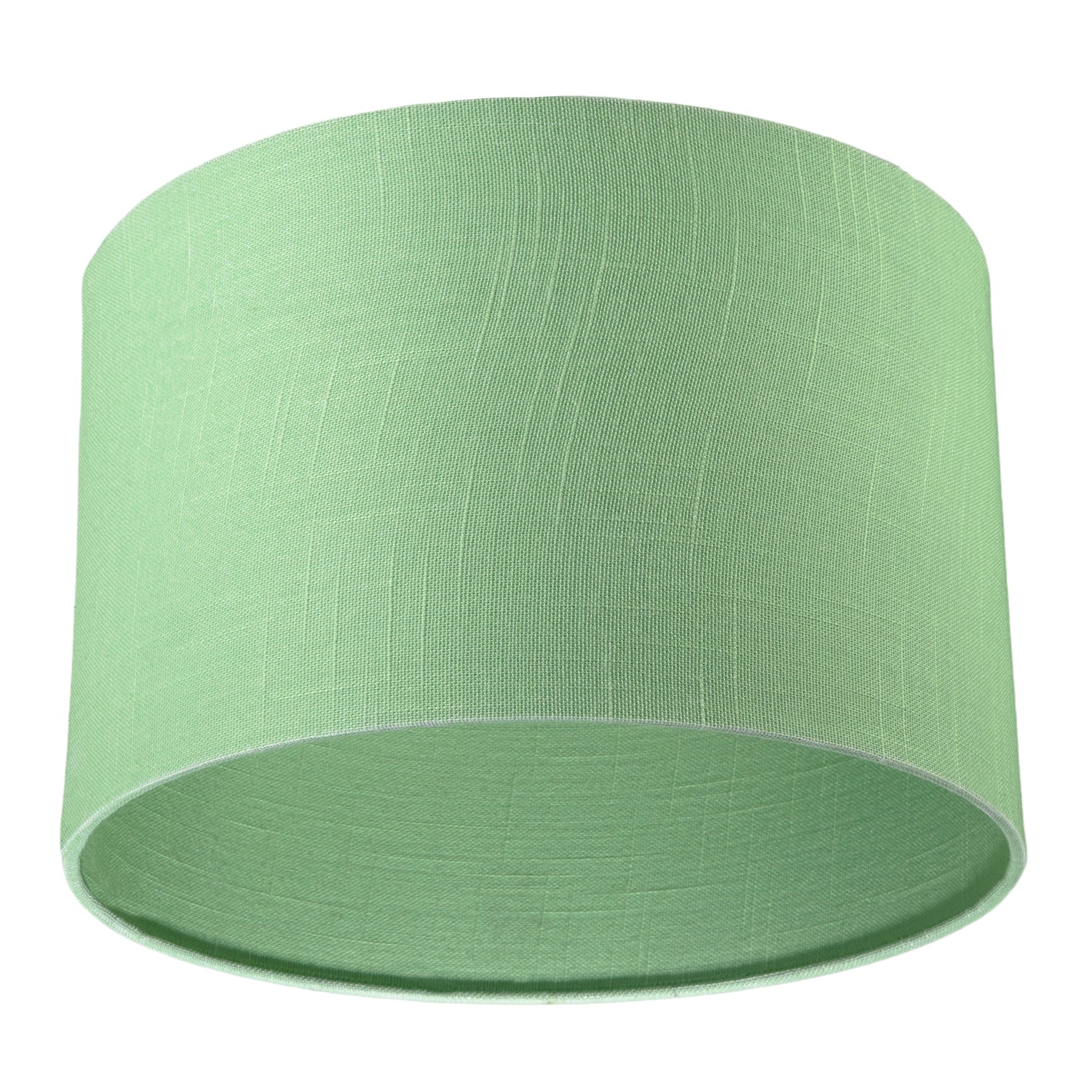 Designer Frosted Lime Green Textured Linen Fabric Circular Lamp Shade Image 5