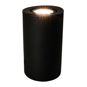 Matt Black GU10 Floor or Table Lamp Uplighter with Tilt Capability