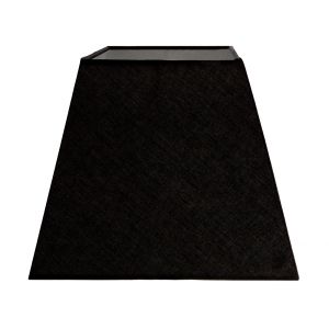 Contemporary and Stylish Ash Black Linen Fabric 10" Empire Square Lamp Shade