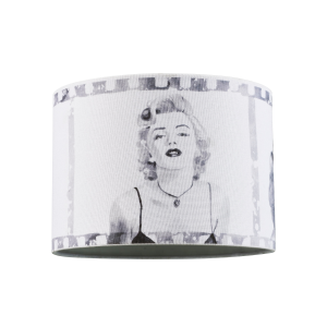 Marilyn Monroe Poses Themed Linen Lamp Shade with Unique Photo Reel Design