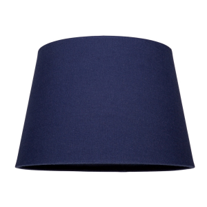Classic 10 Inch Navy Blue Linen Fabric Drum Table/Pendant Lamp Shade 60w Maximum