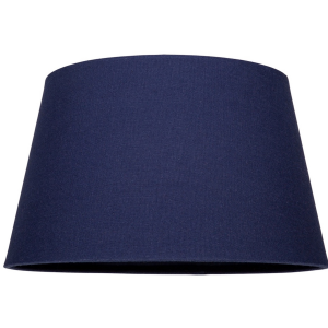 Traditional 14 Inch Navy Blue Linen Drum Table/Pendant Lampshade 60w Maximum