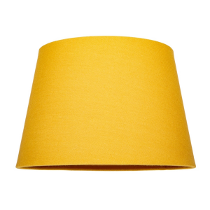 Classic 10 Inch Ochre Linen Fabric Drum Table/Pendant Lamp Shade 60w Maximum