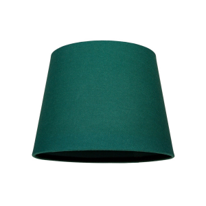 Traditional 6 Inch Forest Green Linen Drum Clip-On Lamp Shade 40w Maximum