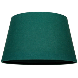 Traditional 14 Inch Forest Green Linen Drum Table/Pendant Lampshade 60w Maximum