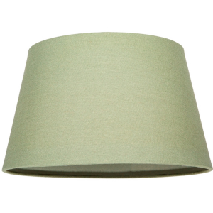 Traditional 14 Inch Olive Green Linen Drum Table/Pendant Lampshade 60w Maximum