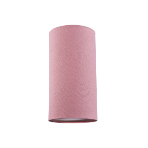 Contemporary and Stylish Blush Pink Linen Fabric Tall Cylindrical Lampshade