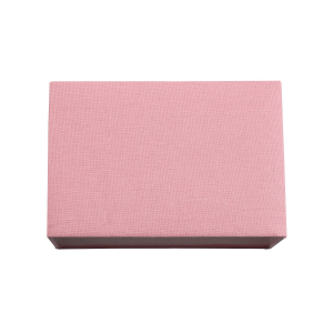 Contemporary and Stylish Soft Blush Pink Linen Fabric Rectangular Lamp Shade